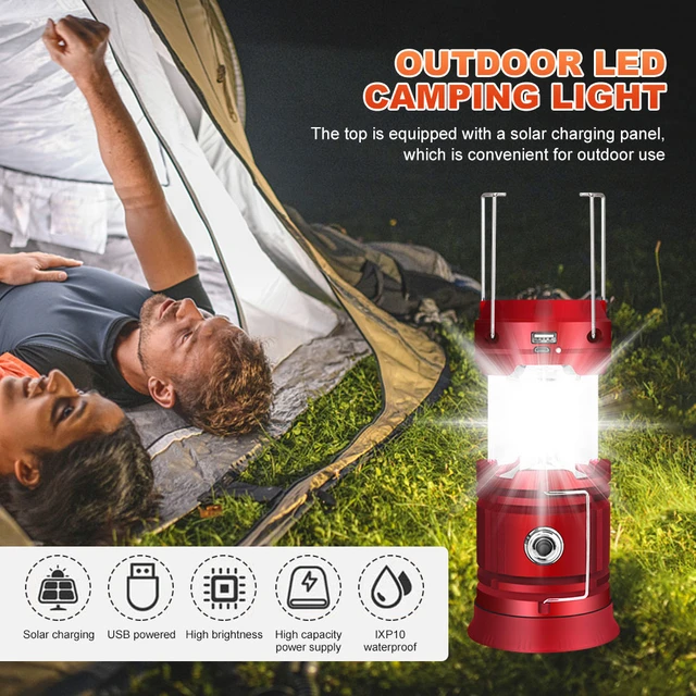 Led Tent Lamp Usb Rechargeable  Battery Operated Led Tent Lamp - 200w  Camping - Aliexpress