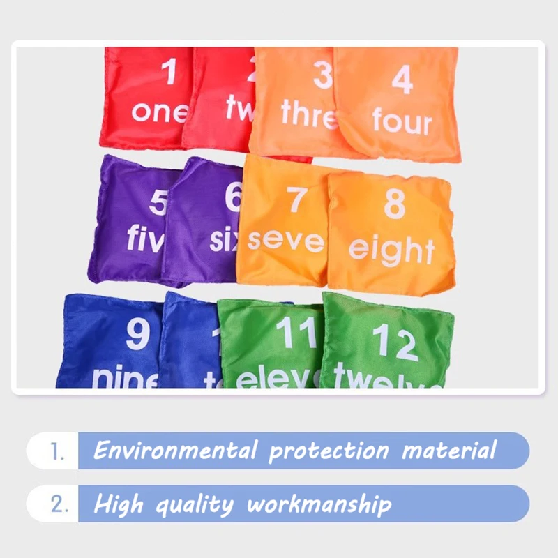 Cloth Beanbag Toss Toy for Kids Outdoor Play