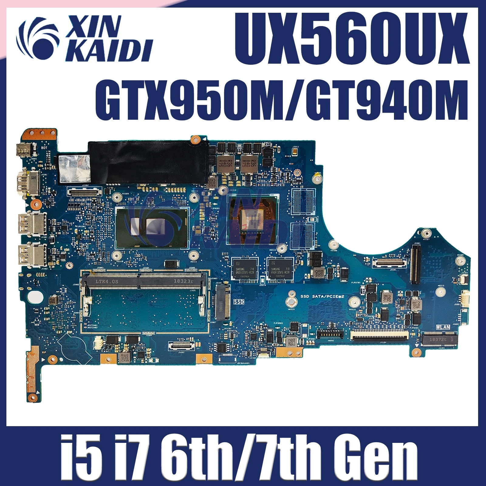 UX560UQ Материнская плата ASUS UX560UX Q542UQK UX560UQ Q534UXK, материнская плата для ноутбука с детской строкой, Φ, 8GB-RAM