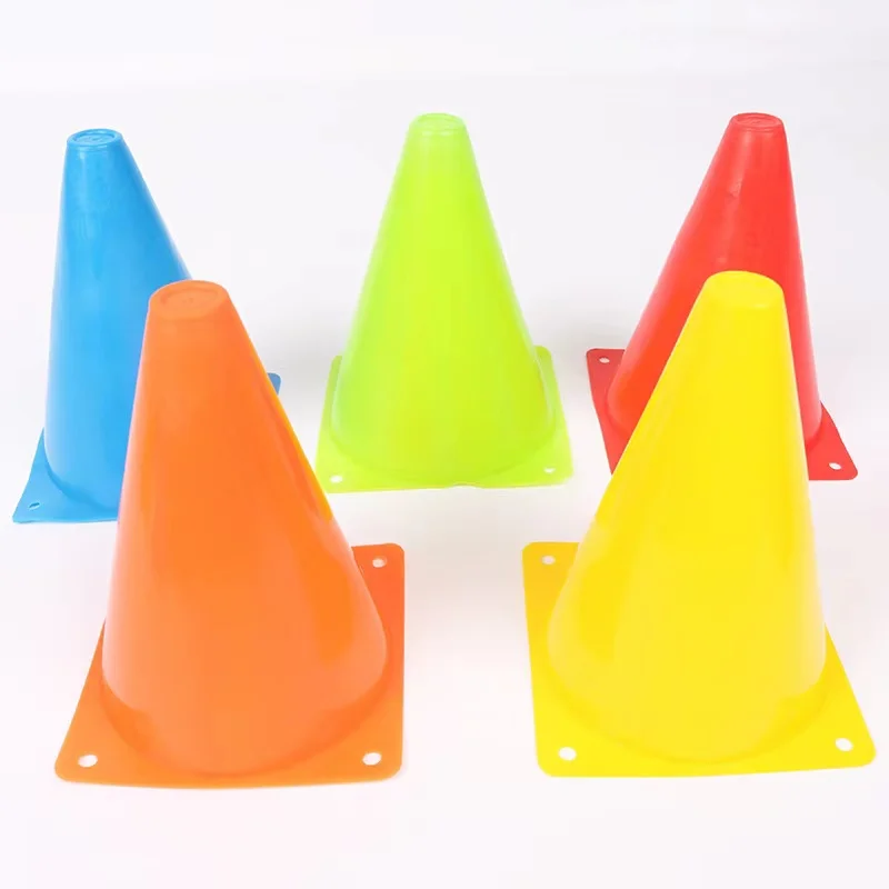 18CM High Football Training Sign Bucket Pressure Resistant Cones Marker Discs Outdoor Basketball Training Sports Accessory