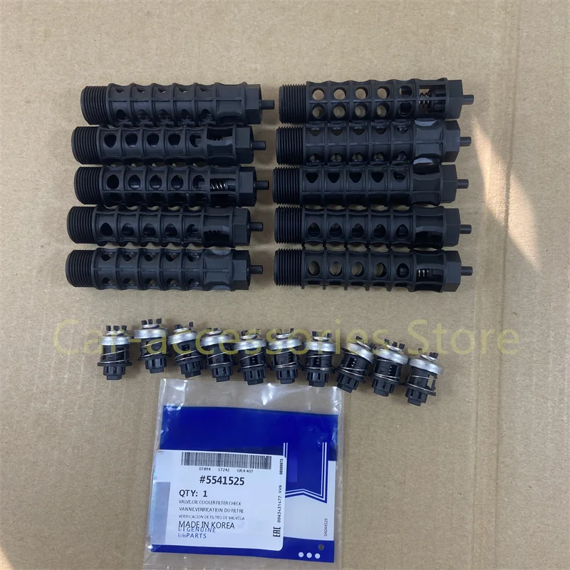 Engine Oil Cooler Filter Valve 5541525 10 Pcs For Chevrolet Aveo Cruze Sonic Trax Orlando Vauxhall Opel Astra Zafira