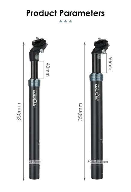 Satori 350 Mm Harmony LT2 Suspension Seat Post-Heavy