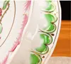 Embossed Pink White Fruit Plate Buddha Set Household Incense Burner Lotus Supply Plate Water Cup 6/7/8/9 Inch Buddhism Item 3