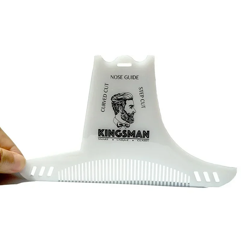 Men Beard Shaping Styling Template Beard Hair Combs Men Shaving Tools Hair Trim Template Barber Comb Style Brush