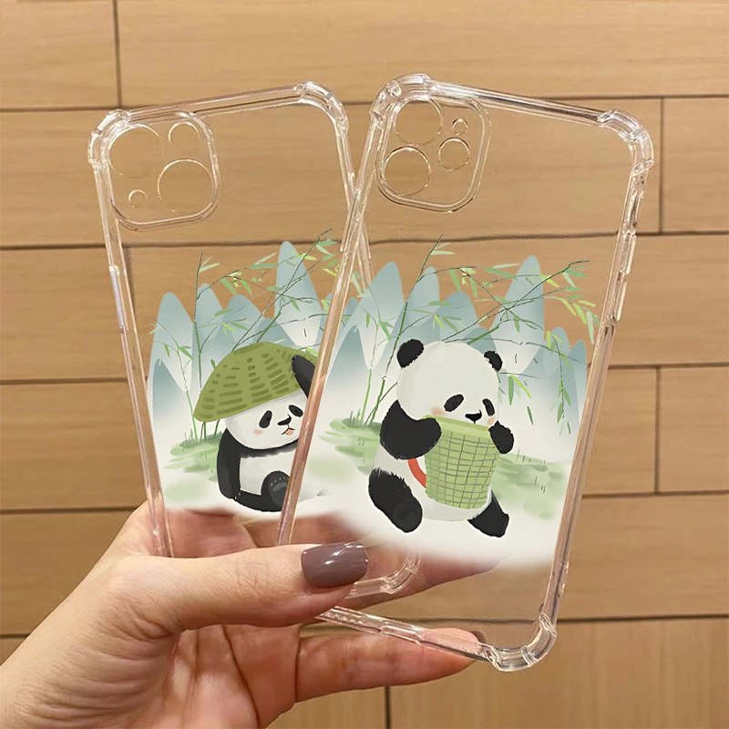 Panda Land Transparent Protective Case