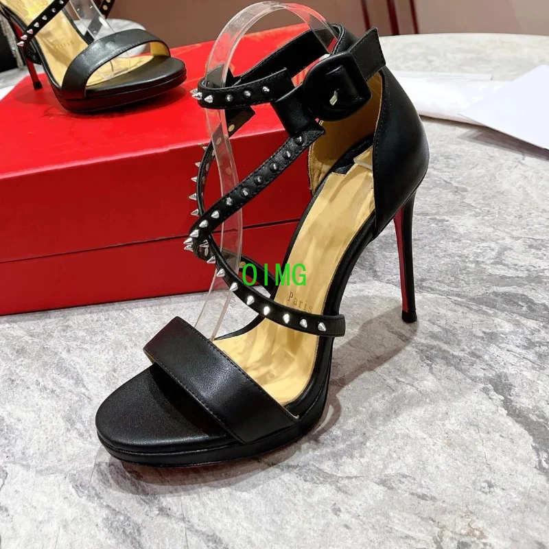 TopQualityRedSoleWomensHighHeels10cmShoesLuxuryFashionLadies