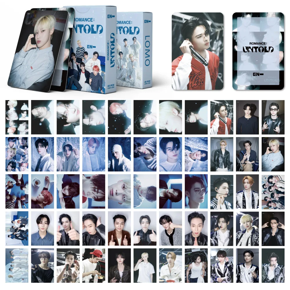 55pcs K-pop Boy Group Lomo Cards New Album 'Bad Desire' Collectible Cards Celebrity Gift Box Fan Support Gift