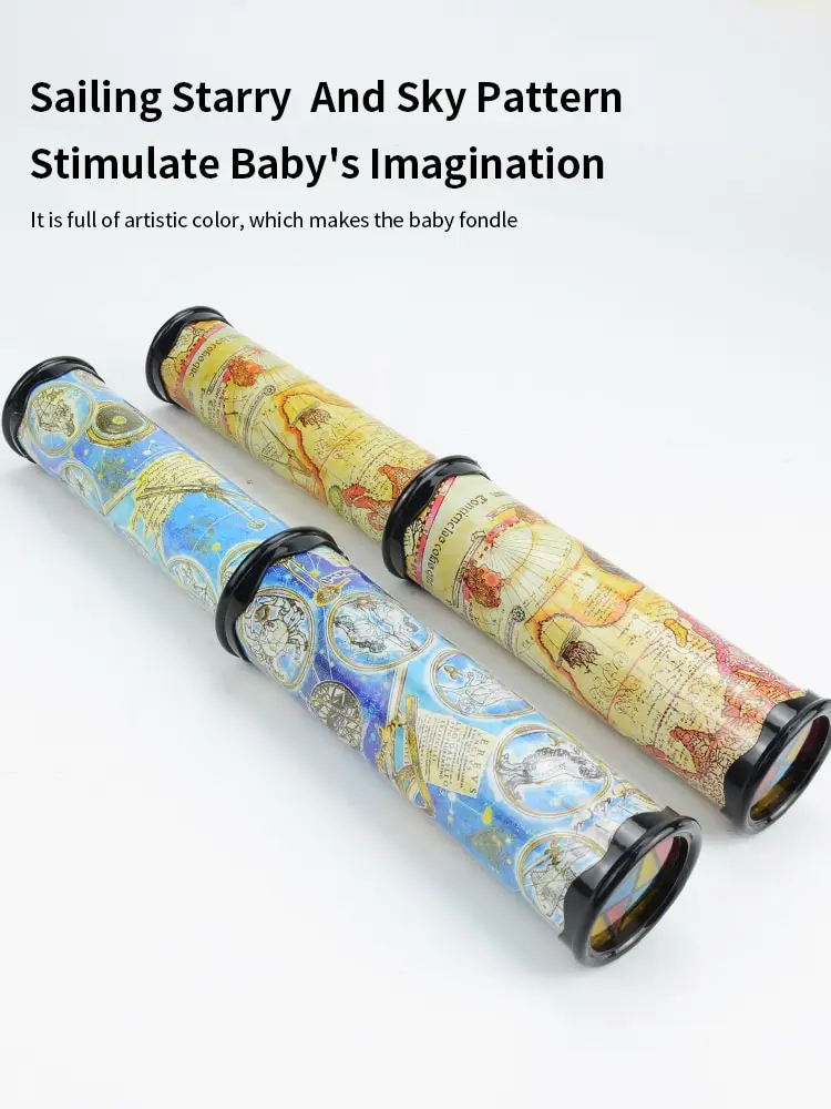 2 Pcs Magic Kaleidoscope.Stretchable Long Old World Kaleidoscope Classic Toys for Boys and Girls Gifts.Children Toys