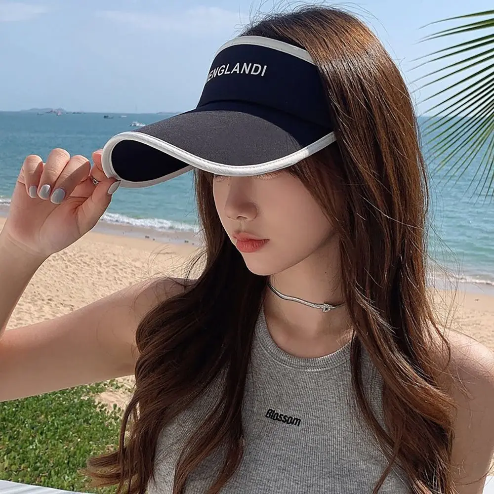 UV 차단 통기성 태양 모자, 빠른 건조, 자외선 차단 야구 모자, 빈 탑 바이저 캡, 더운 여름