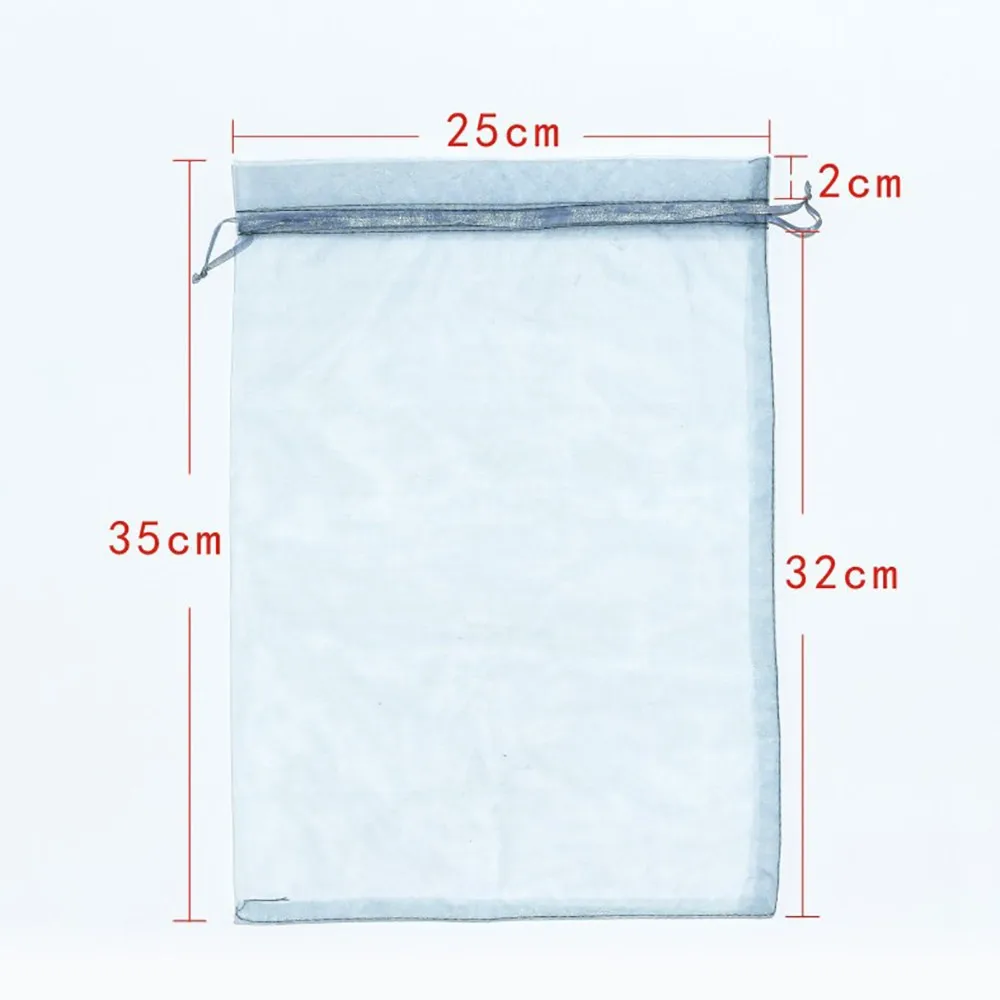 10/50 Pieces Drawable Organza Bags Multicolor Gifts Wedding Decoration Jewelry Candy Bags Christmas Gift Decoration