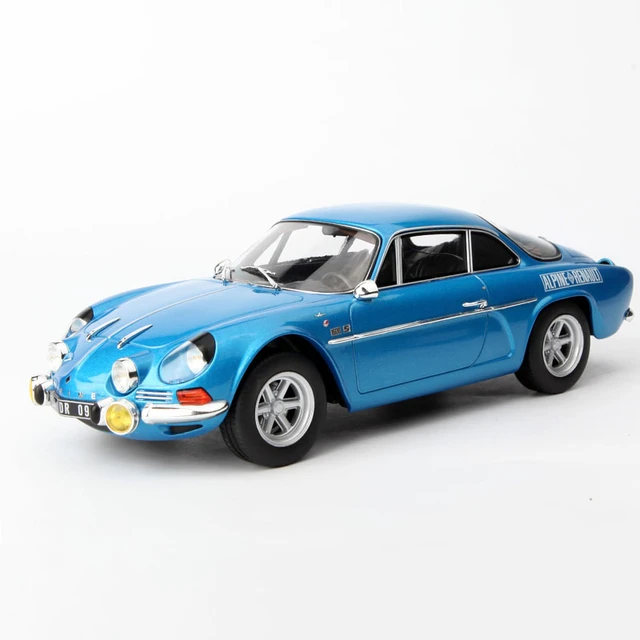 Alpine A110 1600S 1972 Blue with side logo 1:18