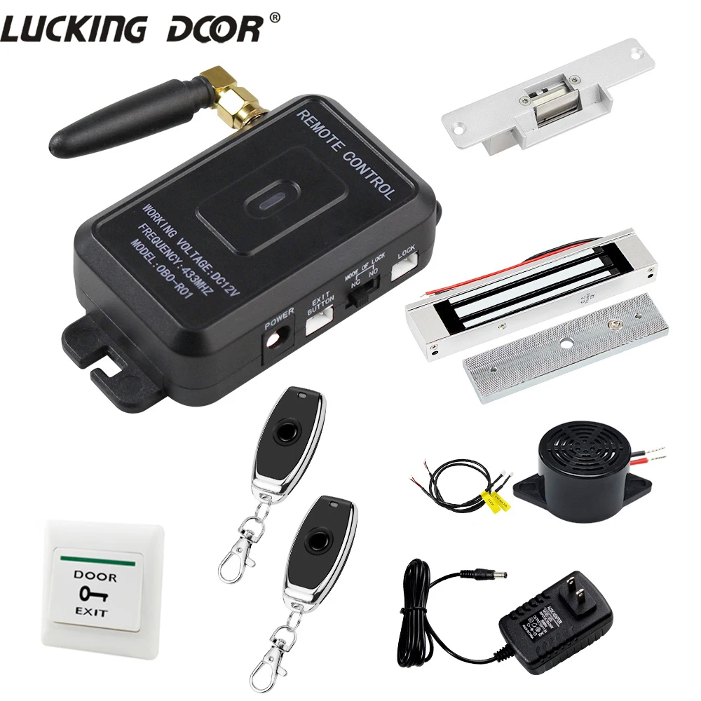 

Wifi Tuya App Access Control Kit Wireless Remote Unlock Gate Controler for Home Office Electric Door Magnetic Strike Lock System