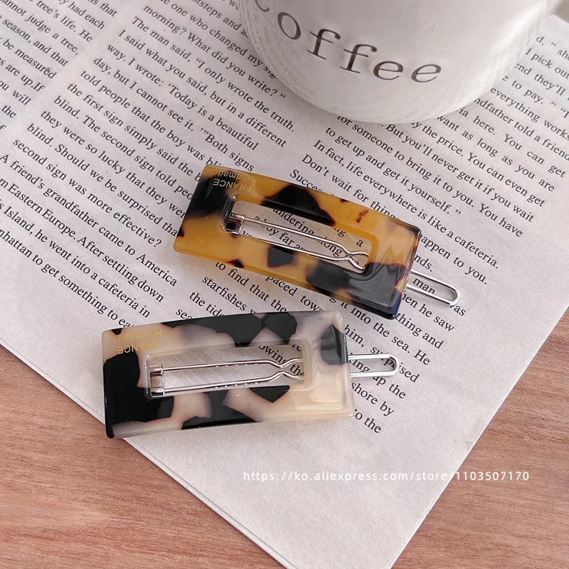 Dopamine candy colored small clip~Korea France cute square small side clip bangs hair clip