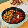 6L Yuanyang Electric Hot Pot Home Multi-function All-In-One Electric Cooking Pot Electric Cook Pot Non-Stick Grill Pan Pot 2000W 4