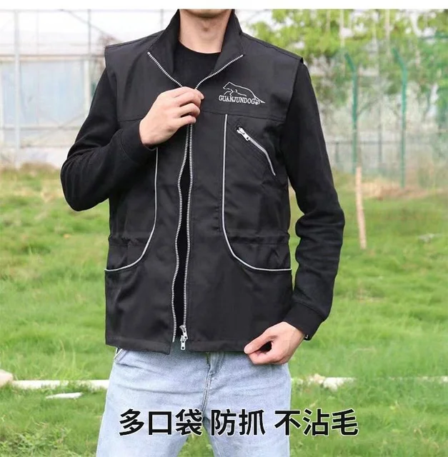 Gilet Addestratore Cani Multifunzione - Antivento, Con Multiple Tasche, Per Caccia, Pesca, Sport - 7