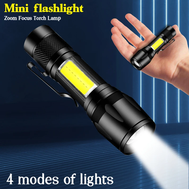 Rechargeable Led Flashlight Torch Outdoors Camping Rechargeable Flash  Light Torch Defense Flashlight Stick Aliexpress