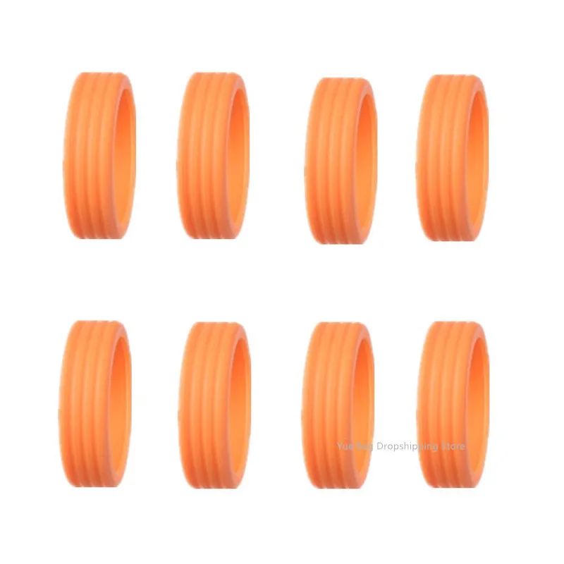 4/8PCS Silicone Travel Luggage Wheels Protector Cover Suitcase Wheels Protection Cover Trolley Box 2#