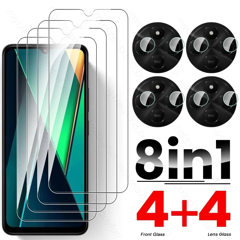 8-in-1 Protective Glass with Camera Lens and Screen Protector
