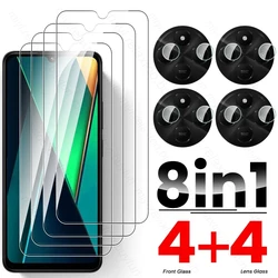 8-in-1 Protective Glass with Camera Lens and Screen Protector for Poco S75 4G (8In1 4Front 4Lens)