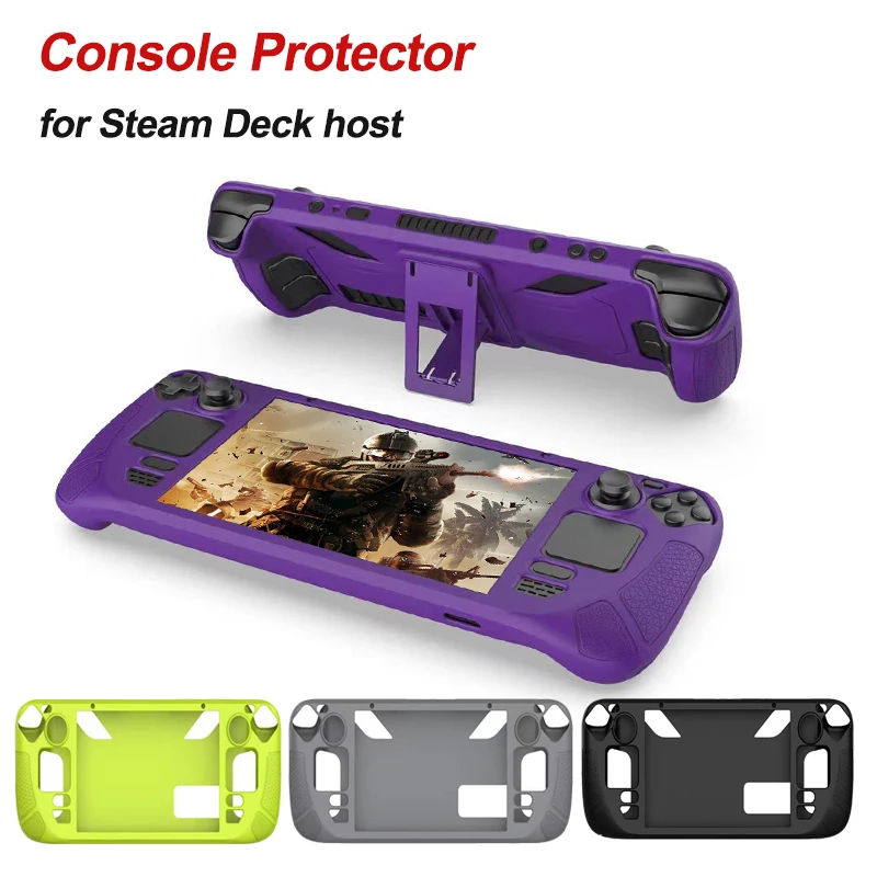 Funda protectora de silicona suave para consola de juegos Steam Deck