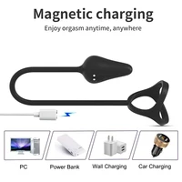 10-Modus Cock Ring Prostata Vibrator Fernbedienung Ring Anal Plug Vibrierende Verzögerung Ejakulation Männlicher Masturbator Für Männer Sex Spielzeug 3