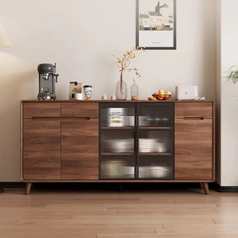 Display Luxury Sideboard Storage Living Room et Table Modern Kitchen Cabinets Wooden Credenza Da Soggiorno Kitchen Furniture