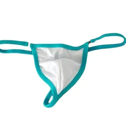 Sexy Men Bikini Thong Mesh Big Pouch U Convex Lingerie Stretch Mini Underwear T-back Breathable G-String Lightweight Briefs