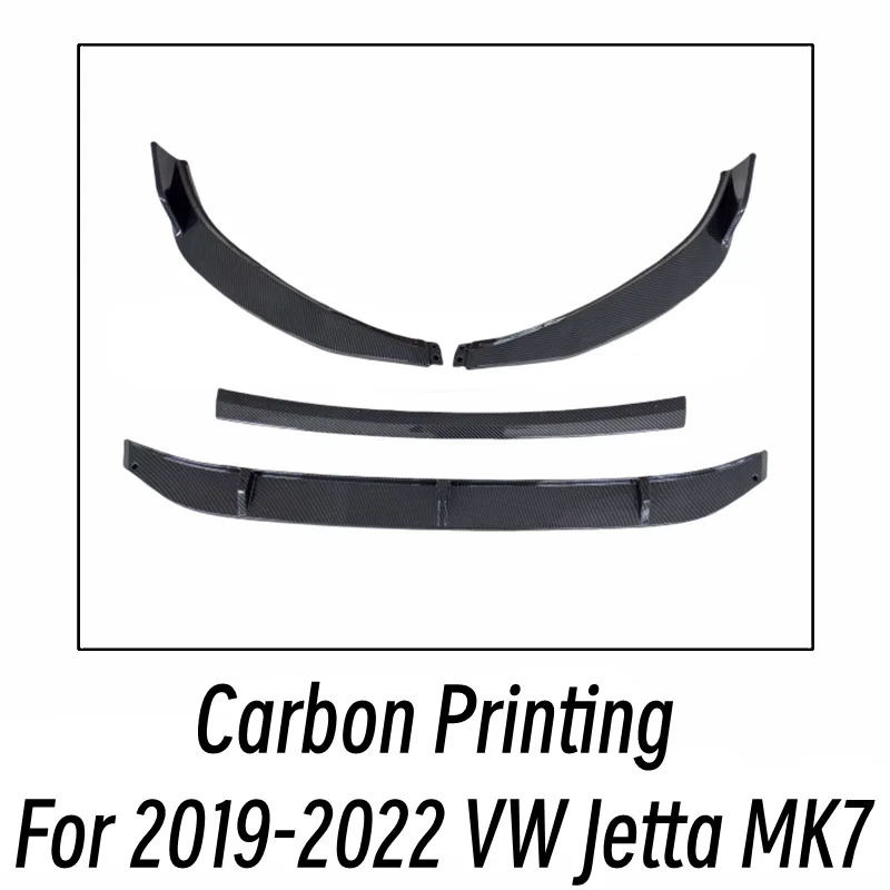 thumbnail image 1 of Para VW Jetta MK7 2019-2022, kit de carrocería, parachoques delantero, divisor, alerón, difusor, protector, accesorios de ajuste, piezas, 1 of 5