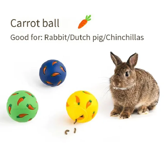1Pcs Rabbit Treat Ball Pet Slow Feeder 3