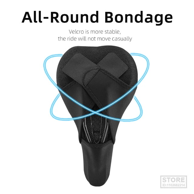 Conforto inigualável em ciclismo com o Assento de Bicicleta ROCKBROS de Silicone Hollow