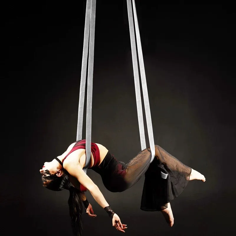 2.5 Meters Heavy Duty Aerial Straps Ropes Aerial Acrobatics Body Loop Trap eze Circus Apparatuses Equipment Three-Layer Straps