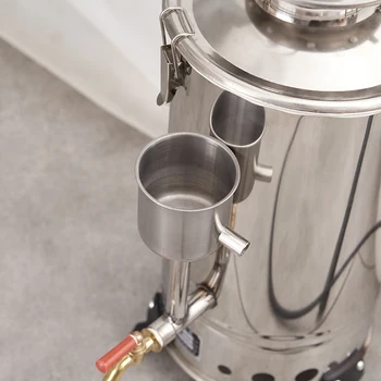 Stainless Steel Electric Water Distille, Distilled Water Machine Distilled Water Generator Water Cut-Off Laboratory, 3L, 5L, 10L 5