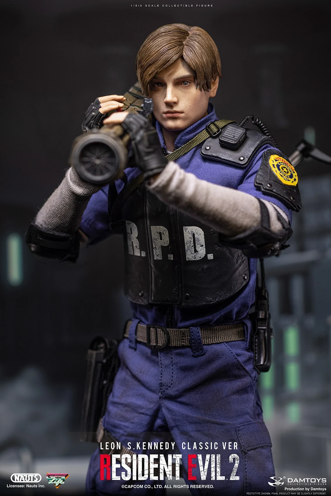 DAMTOYS 1/6 レオン S ケネディ CLASSIC DMS037 NAUTS x DAMTOYS DMS037 1/6 LEON S.KENNEDY Classic Ver. Figure