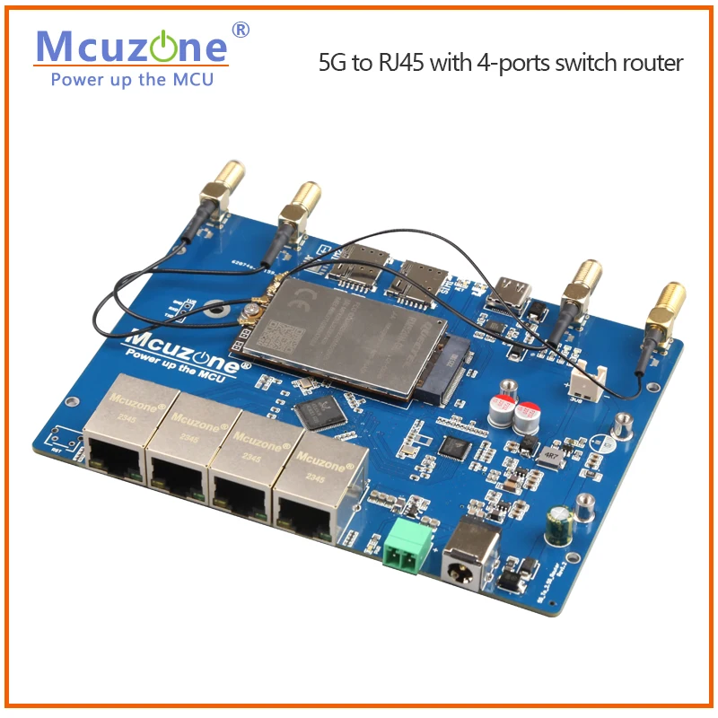 ��: MR52410 5G to RJ45 4��Ʈ 1Gbps ����ġ �����, RTL8125, 2.5Gbps RM520N/RM521F/RM500Q