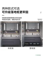 อ่างล้างหน้าขนาดใหญ่ ตู้ห้องน้ำอัจฉริยะพร้อมอ่างล้างหน้าในตัว โถสุขภัณฑ์ อ่างล้างหน้า อ่างล้างหน้า ห้องน้ำ ชุดตู้ล้างหน้า 4