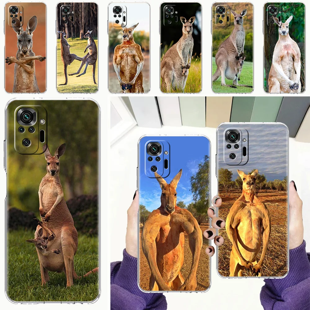 Durable Kangaroo-Themed Soft TPU Phone Case
