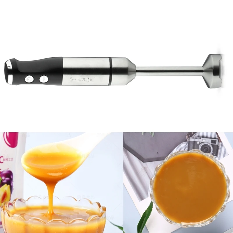 1000W Electric Immersion Hand Blender Powerful Portable Easy-Control Grip Mixer for Smoothie Puree Baby Dropshipping 3