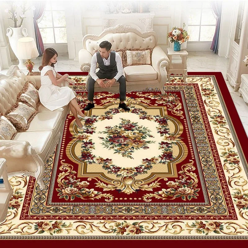 Luxury European carpet for living room Hall Large Area Rug Sofa Chair Side Floor Mat Rooms Decor Soft Rugs tapis salon 러그 카페트 3