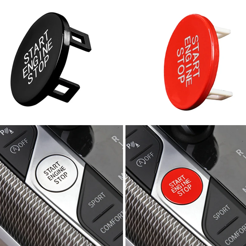 

Car One-Button Start Stop Engine Switch Ignition Button ABS Trim Sticker Cover For BMW 3 Series G20 G05 G06 G07 G14 G29 F40 F44