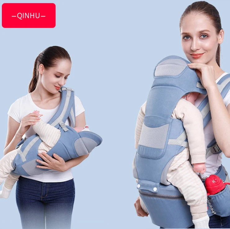 New 0-48 Month Ergonomic Baby Carrier Infant Baby Hipseat Carrier 3 In 1 Front Facing Ergonomic Kangaroo Baby Wrap Sling 3