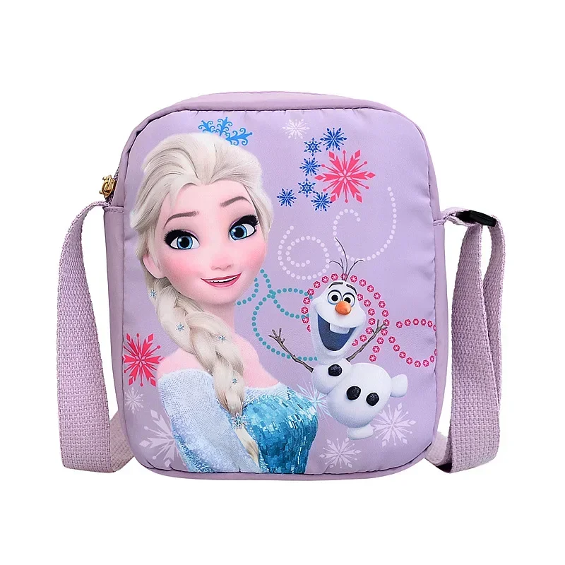 Crossbody Bag MINISO Disney Princess Series "Frozen 2" Elsa Sophia Cartoon Shoulder Bag Girls Casual Fashion Handbag