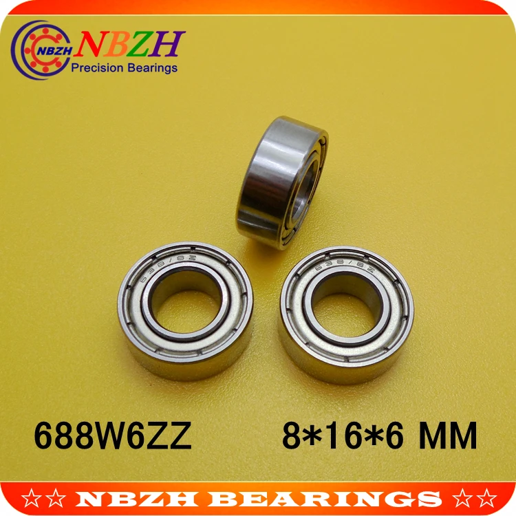 

Textile machine bearings 688ZZ 688W6ZZ 688ZZW6 8166 688H6 638/8 ZZ 8*16*6 mm