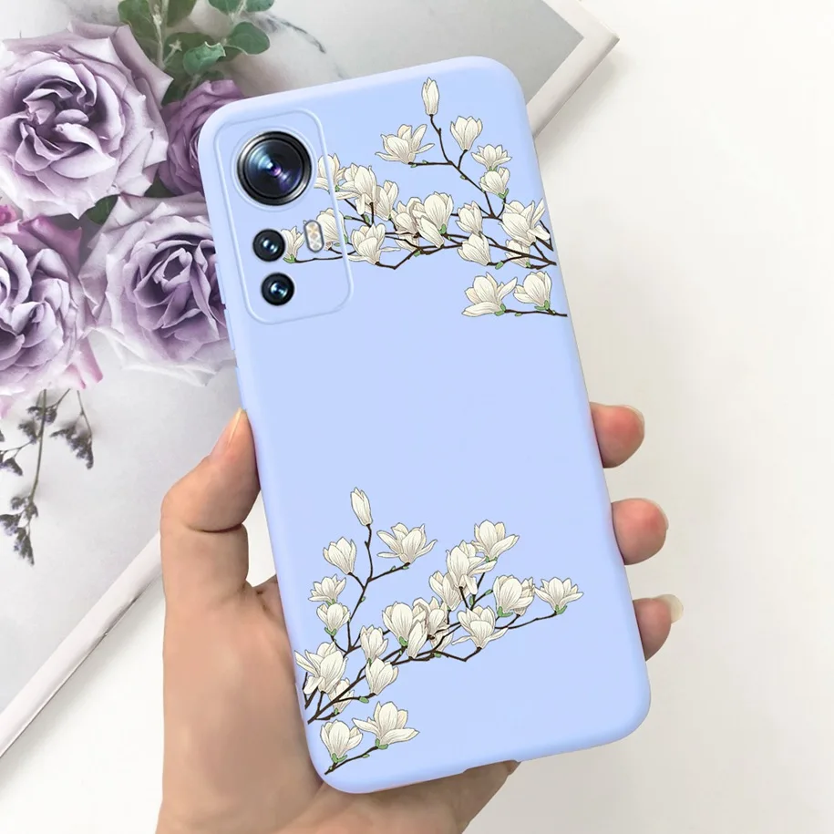 Luxury Flower Cartoon Soft Silicone TPU Back Cover Case