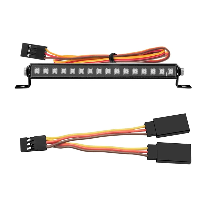 

Металлическая 16-дневная фотовспышка с 8 режимами для крыши, лампа для крыши для TRX4M, детали для обновленного радиоуправляемого автомобиля на гусеничном ходу 1/18