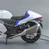1:9 SUZUKI Hayabusa GSX-1300R Alloy Racing Motorcycle Model Diecast Metal Street Sports Motorcycle Model With Light Kid Toy Gift 6