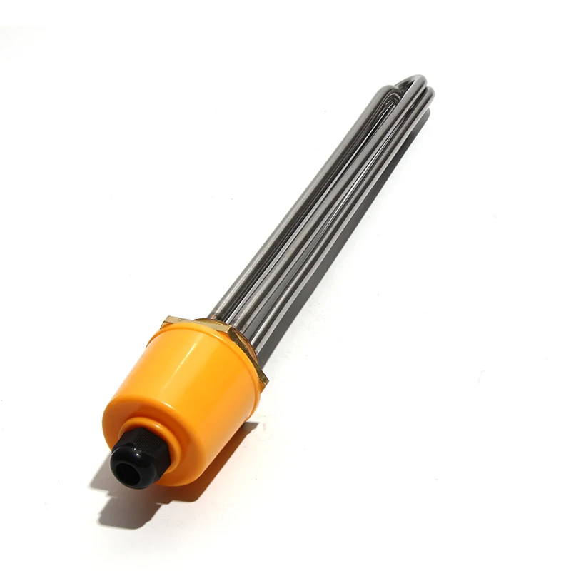 Lujinxun-aquecedor Elétrico de Imersão Dn40 1.5 47 mm Rosca de Cobre 220v 5.5 12kw 201ss Tubo de mm