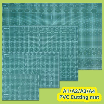 A1/A2/A3/A4 PVC 커팅 매트 워크 벤치 패치 워크 커트 패드 바느질 DIY 조각 가죽 커팅 보드 양면 셀프 힐링