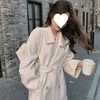 Elegant Mid-Length Woolen Coat for Women Autumn Winter New Arrival Fashionable Outerwear from Mainland China Short Jacket