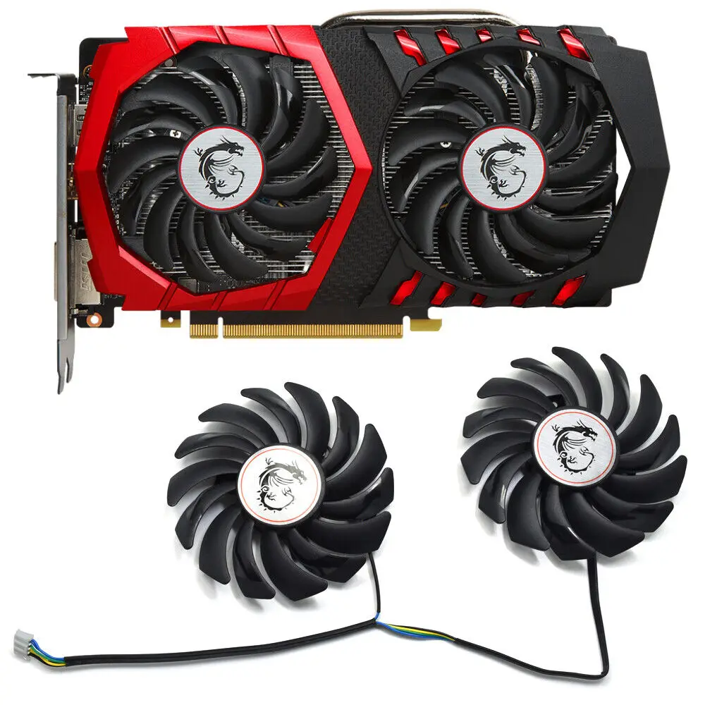 Msi Gtx1060 1070 1050 Ti Ventola Di Raffreddamento Della Scheda Grafica 1080Ti Gaming Ball 85Mm