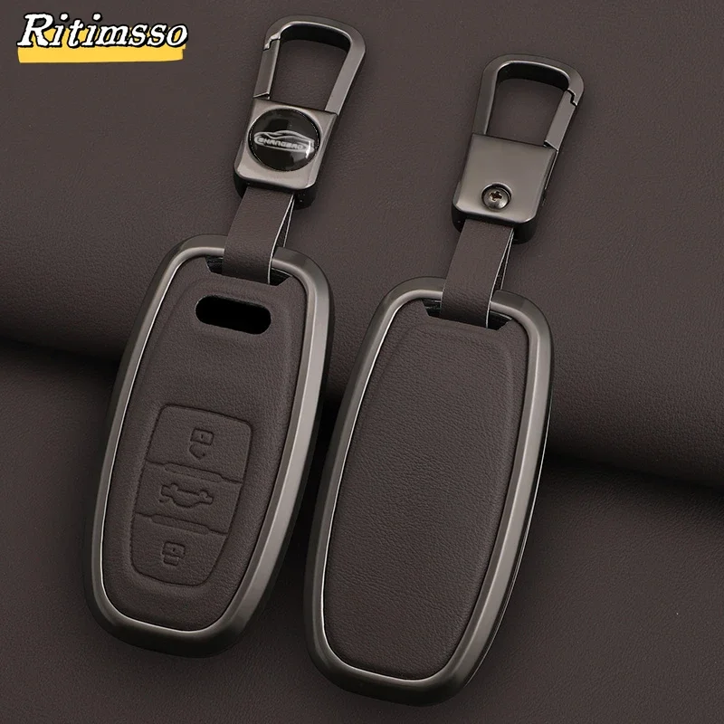 

Alloy Car Key Cover Fob Case Shell For Audi A1 A3 A4 A5 A6 A7 A8 Quattro Q3 Q5 Q7 2013 2009 2010 2011 2014 2012 2015 Accessories